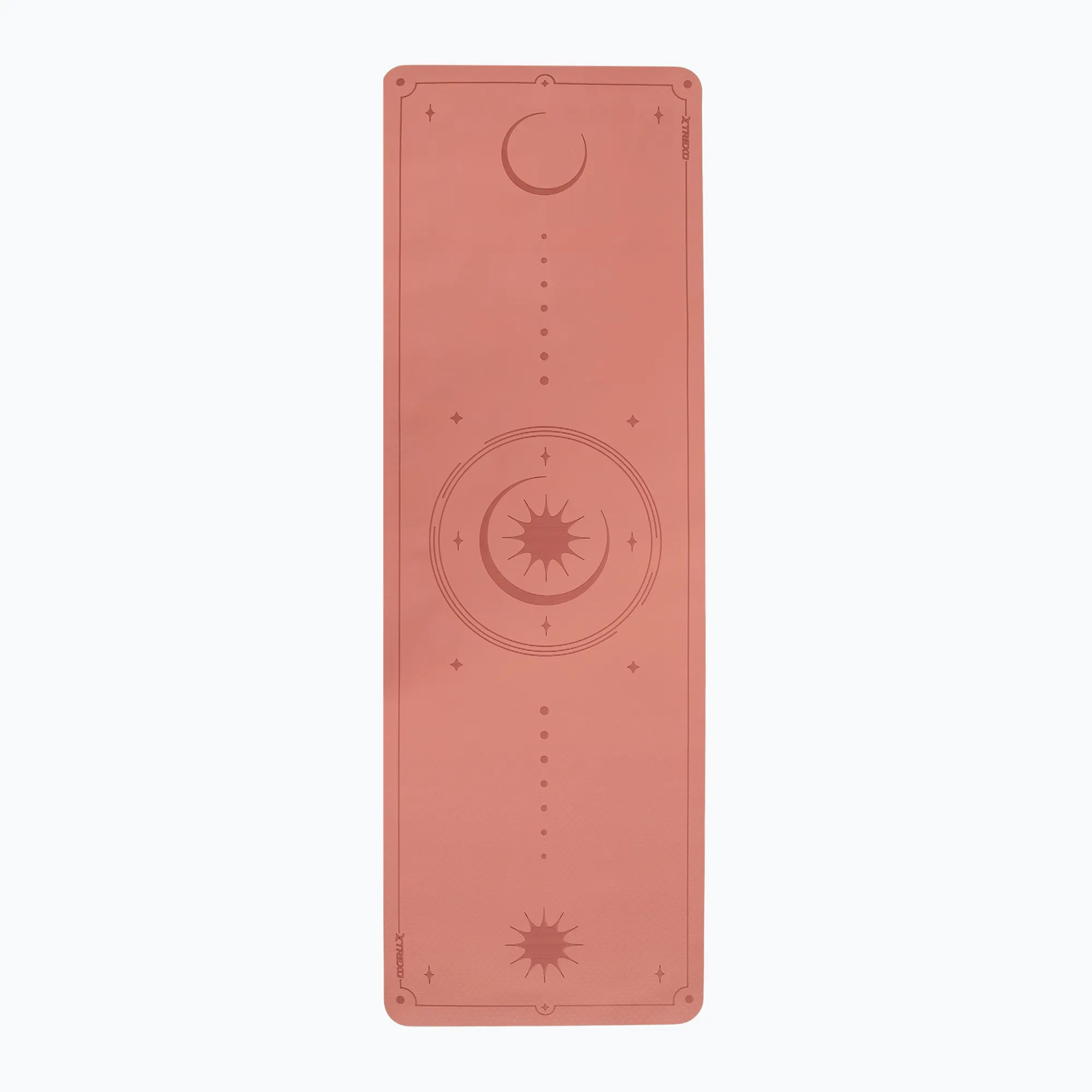 Yoga mat 6 mm red